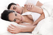 © get4net - Loving embracing lying couple of woman and sleeping man