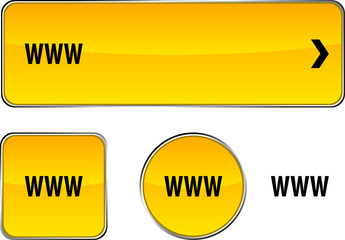 WWW  button set.