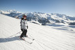 Enfant au ski, Areches, Savoie, Beaufortain, France