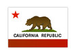 california republic flag vector