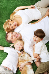 Poster - Family with pet