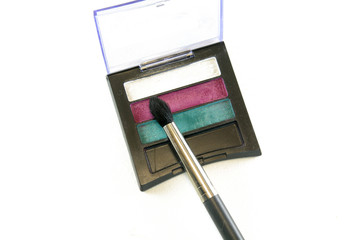 eyeshadow and brush