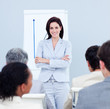 © WavebreakMediaMicro - Positive businesswoman doing a presentation