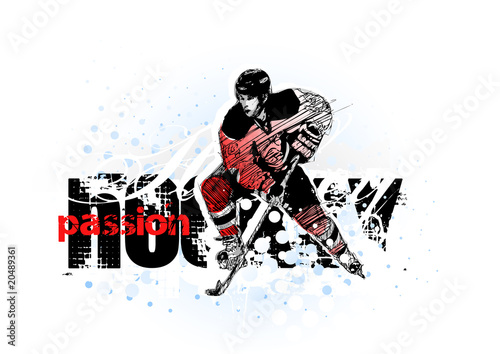 Fototapety Hokej  hokej-na-lodzie