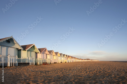 Fotografía Beach huts at mersea, essex