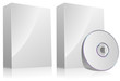 © tuulijumala - Blank software box with and without disc isolated on white