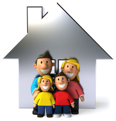 Sticker - Famille et maison