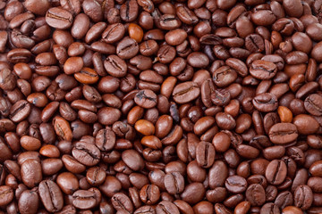 Wall Mural - coffee beans texture