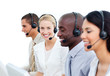 © WavebreakMediaMicro - International business people working in a call center