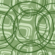 Green background from a square and circles