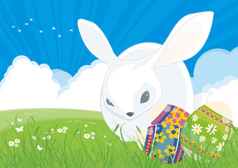 Wall Mural - easter background