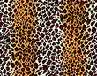 Vector. Seamless jaguar skin pattern