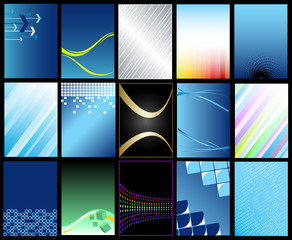 Fototapete - business card-vector set