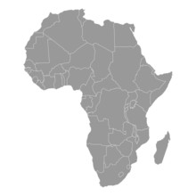 Landkarte Afrika I
