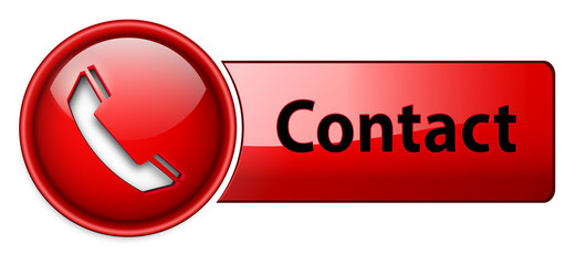 Poster - Telephone, contact icon button.