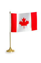 Canada Flag Isolated On White Background