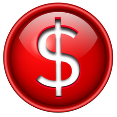 Poster - Dollar icon, button.
