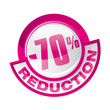 icone / bouton soldes 70%