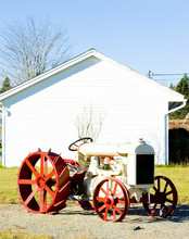 Old Tractor Near Jonesboro, Maine, USA