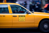 Fototapeta Sawanna - New York Cab, Manhattan, New York City, United States