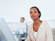 © WavebreakMediaMicro - Pensive businesswoman working at a computer