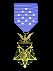3d render army medal of honor
