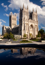 Reflection Of Washington Cathedral