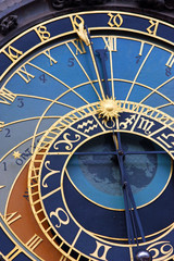 the prague astronomical clock - vertical