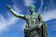 Statue Of Emperor Caesar In Rome