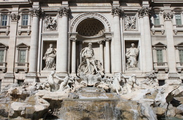 Sticker - trevi fountain