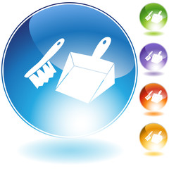 Sticker - Dust Pan Icon