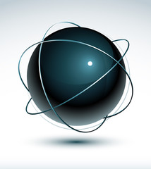 Wall Mural - abstract sphere design