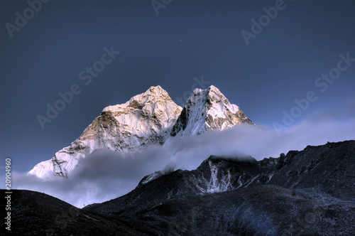 Fotomural Ama Dablam - Solo Khumbu, Himalaja, Nepal