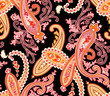 Vector. Seamless paisley background