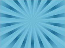 Vector Blue Retro Burst Abstract Background
