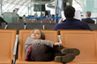 © Eléonore H - grosse fatigue dans le terminal de l'aéroport