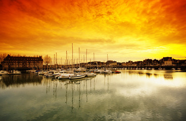 Poster - port de trouville