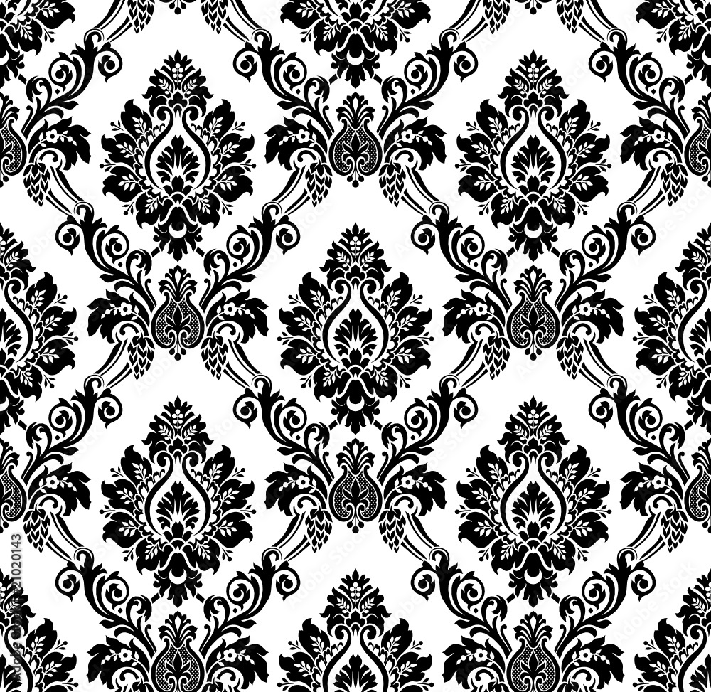 Download Vector Seamless Damask Pattern Stock Gamesageddon