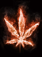 Marijuana In Fire
