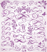 Violet Wedding Stencil
