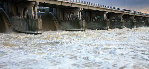 Dam in Wloclawek - Poland