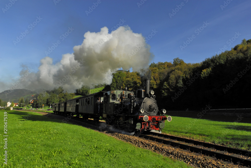 Badenia Dampflokomotive - obrazy, fototapety, plakaty 