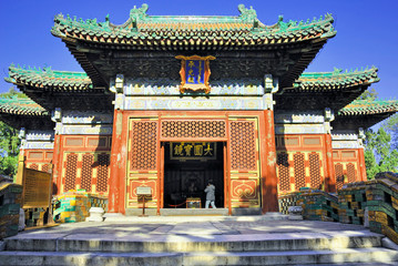 Wall Mural - Beijing Beihai imperial park the Hall of Received Light