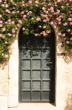 Door With Flowers