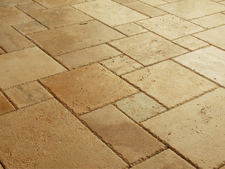 Natural stone tiles floor