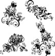 Floral ornament, Element for design, vector illustration