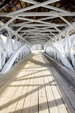 Fototapeta  - Groveton Covered Bridge (1852), New Hampshire, USA