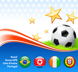 Wall Mural - World Soccer Football Group G