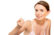 © studiovespa - Beauty woman with spoon of yoghurt