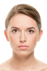 portrait of beauty teenage girl